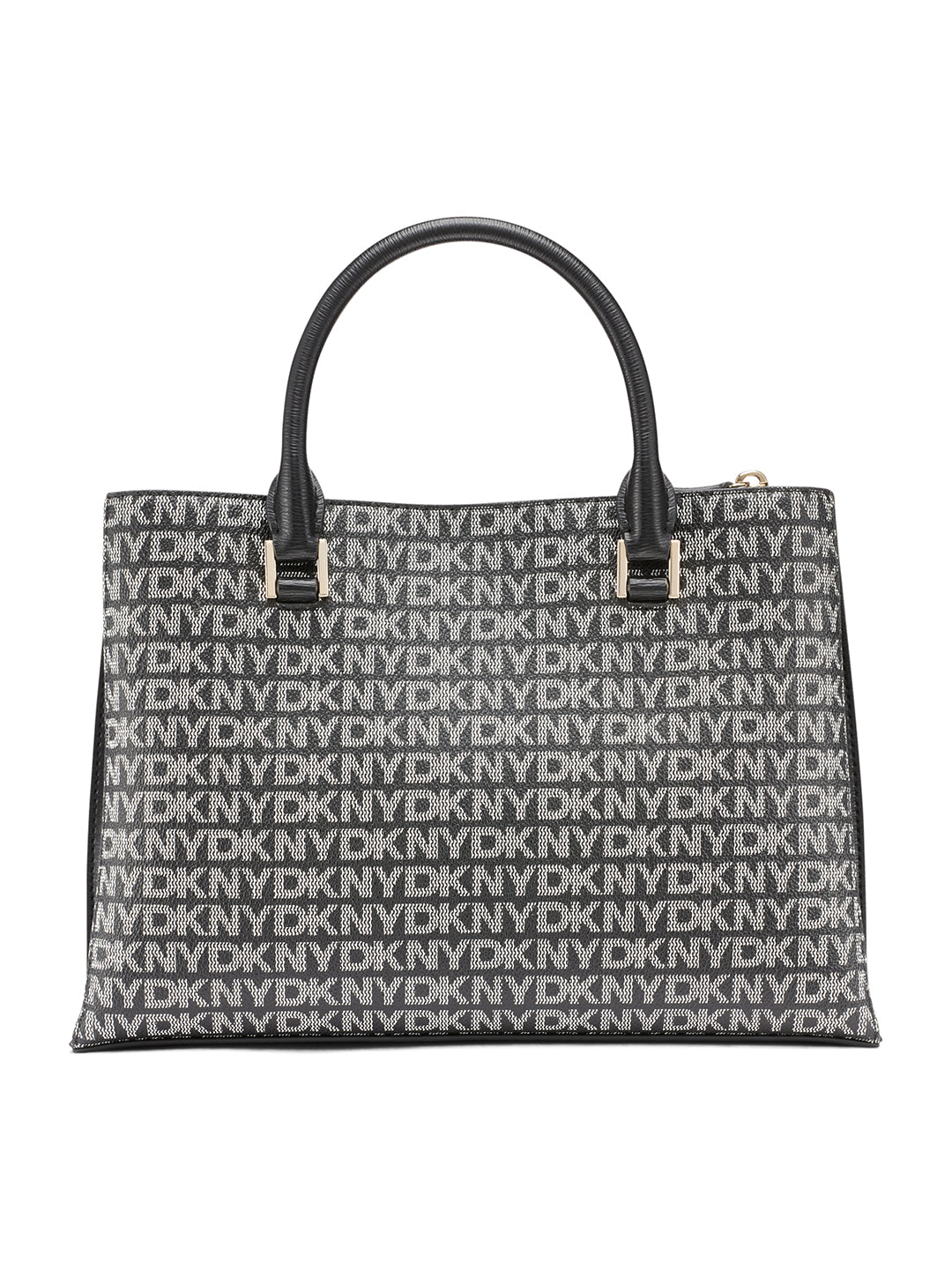 DKNY Women Black Printed Handbags