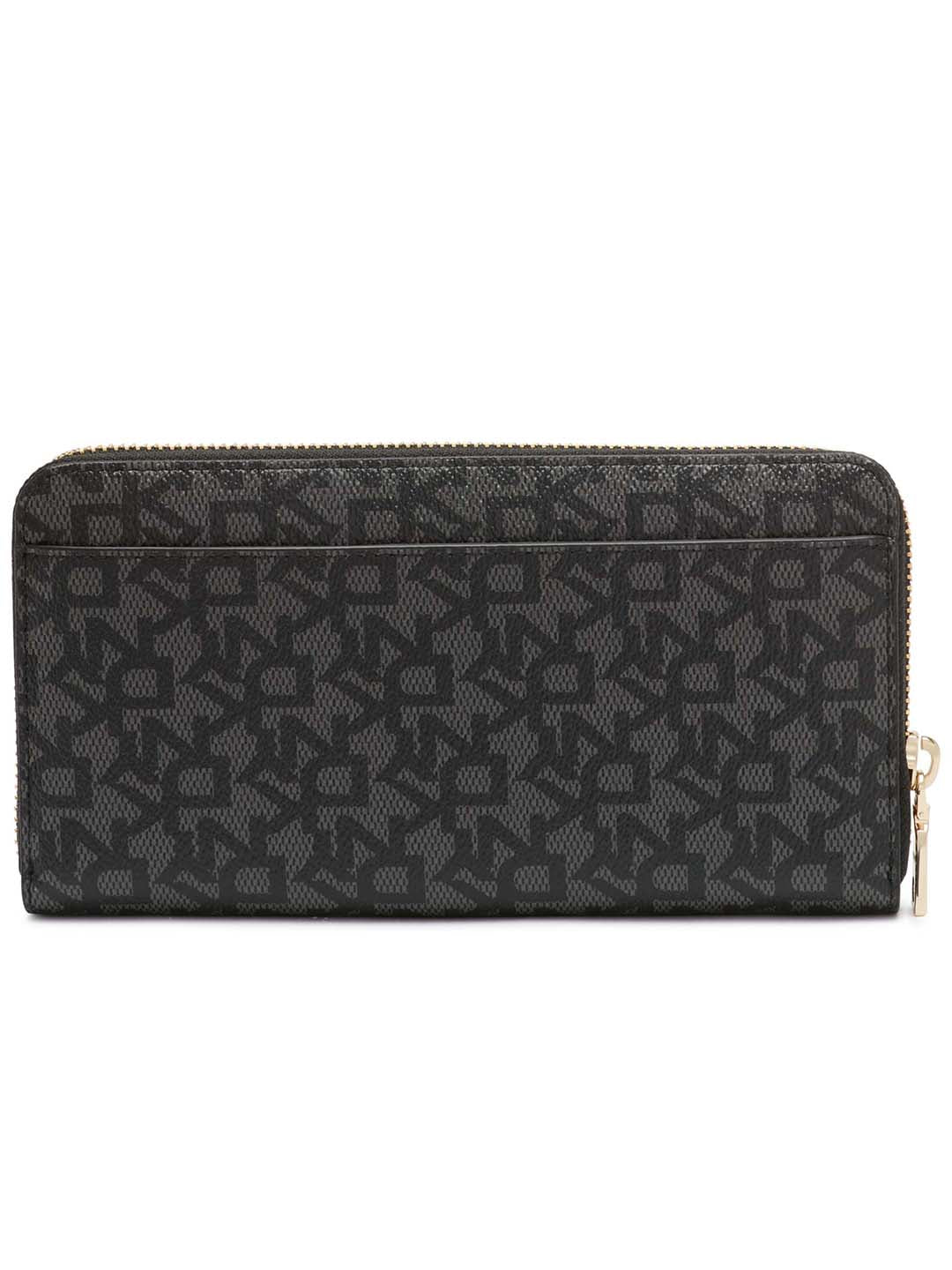 DKNY Women Black Printed Wallet
