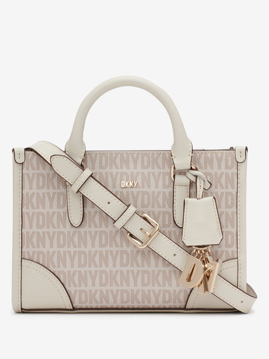 DKNY Women Grey Printed Handbag