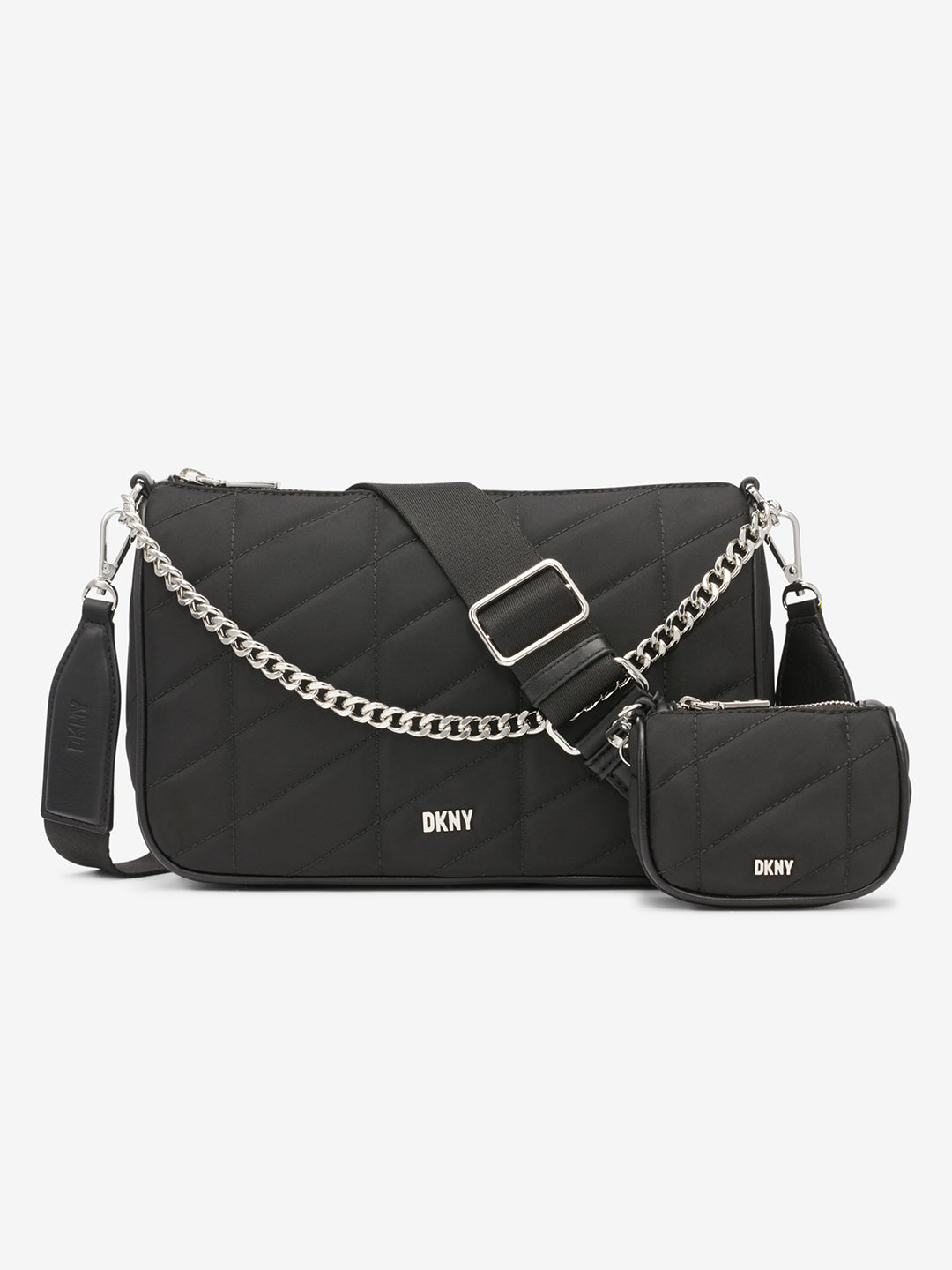 DKNY Women Black Solid Crossbody Bag