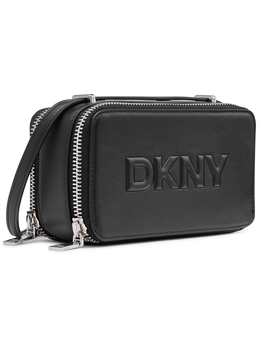 DKNY Logo Women Black Solid Crossbody Bag