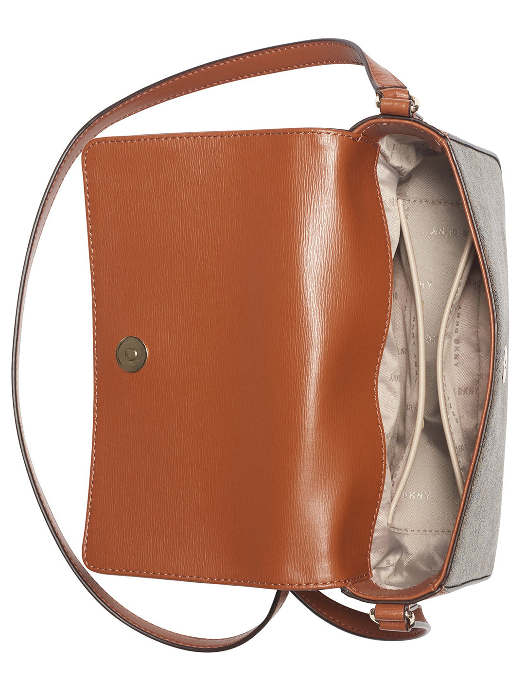 DKNY Women Brown Printed Crossbody Bags