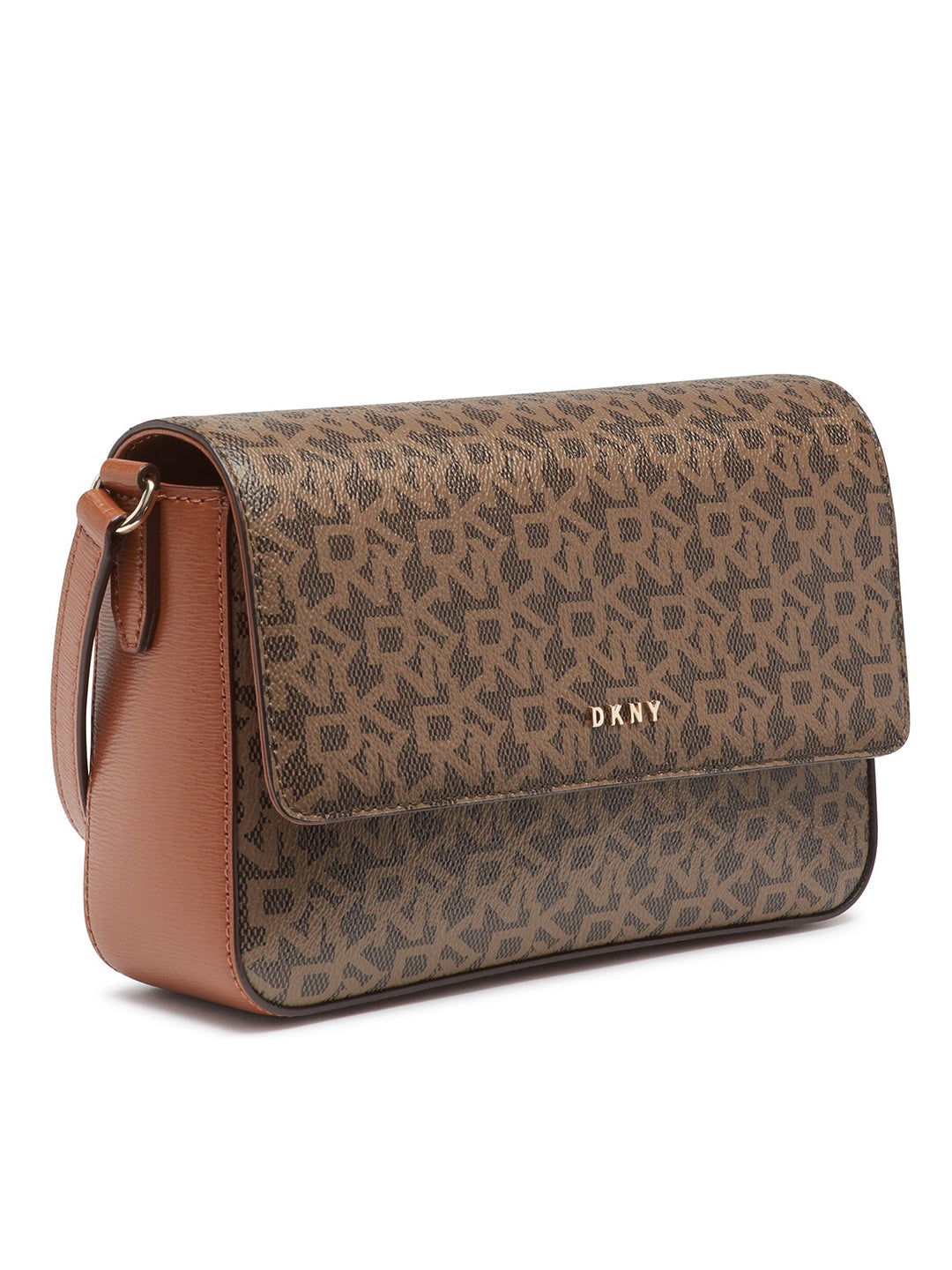 DKNY Women Brown Printed Crossbody Bags