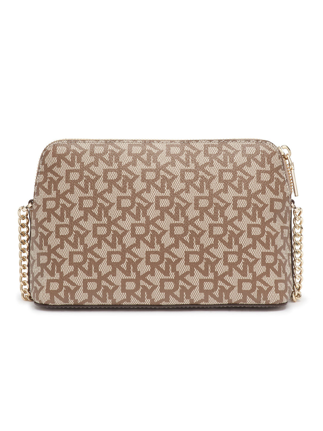 DKNY Women Beige Printed Crossbody Bags