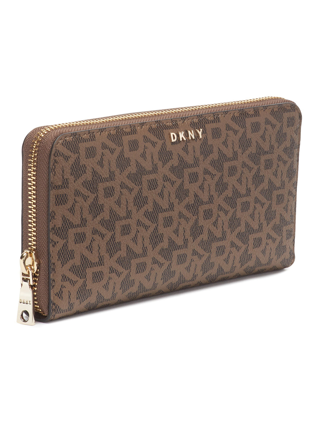 DKNY Women Brown Printed Wallet