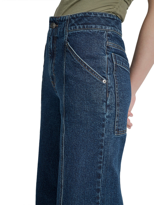 DKNY Women Blue Flared Washed Jeans