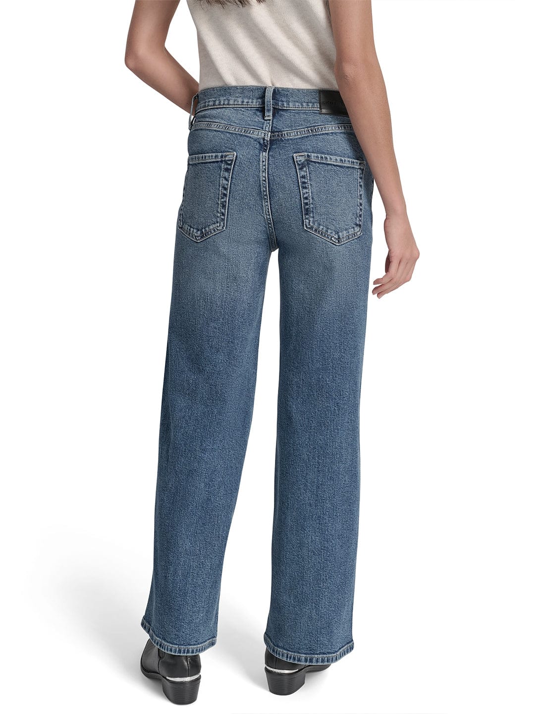 DKNY Women Blue Flared Washed Jeans