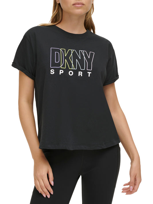 DKNY Women Logo Printed Round Neck T-Shirt