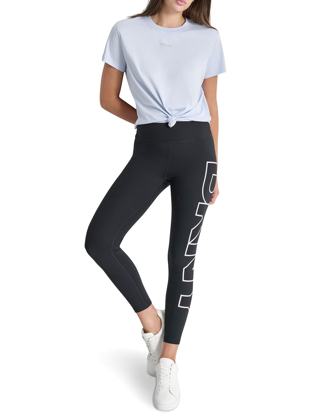 DKNY Women Black Skinny Fit Solid Leggings