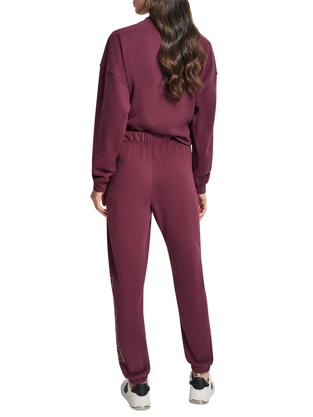 DKNY Women Red Jogger Solid Sweatpant