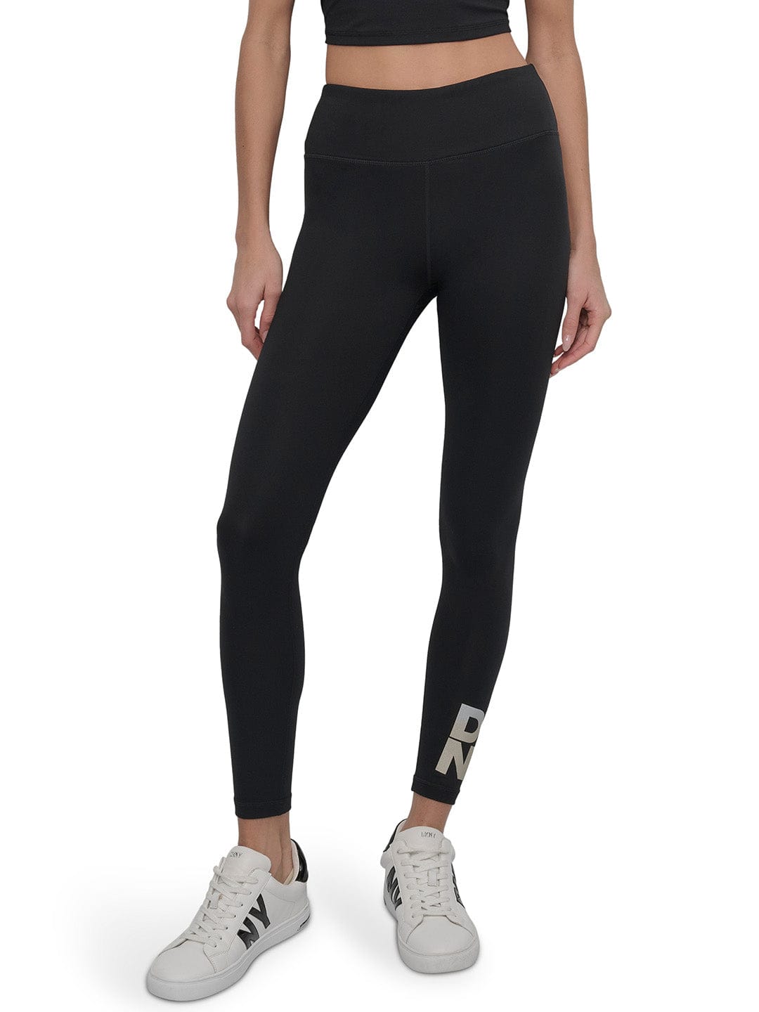DKNY Women Black Skinny Fit Solid Leggings