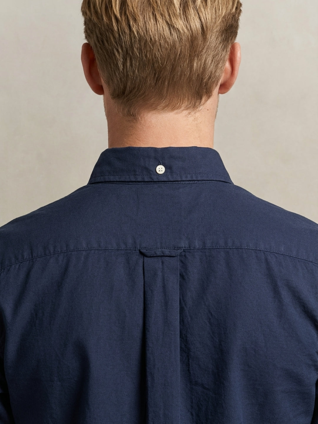 Gant Blue Cotton Solid Shirt