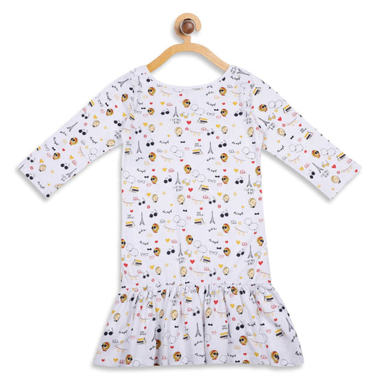Elle Kids Round Neck Dress