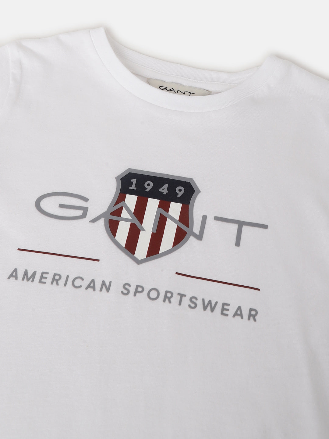 Gant Kids White Fashion Regular Fit T-Shirt