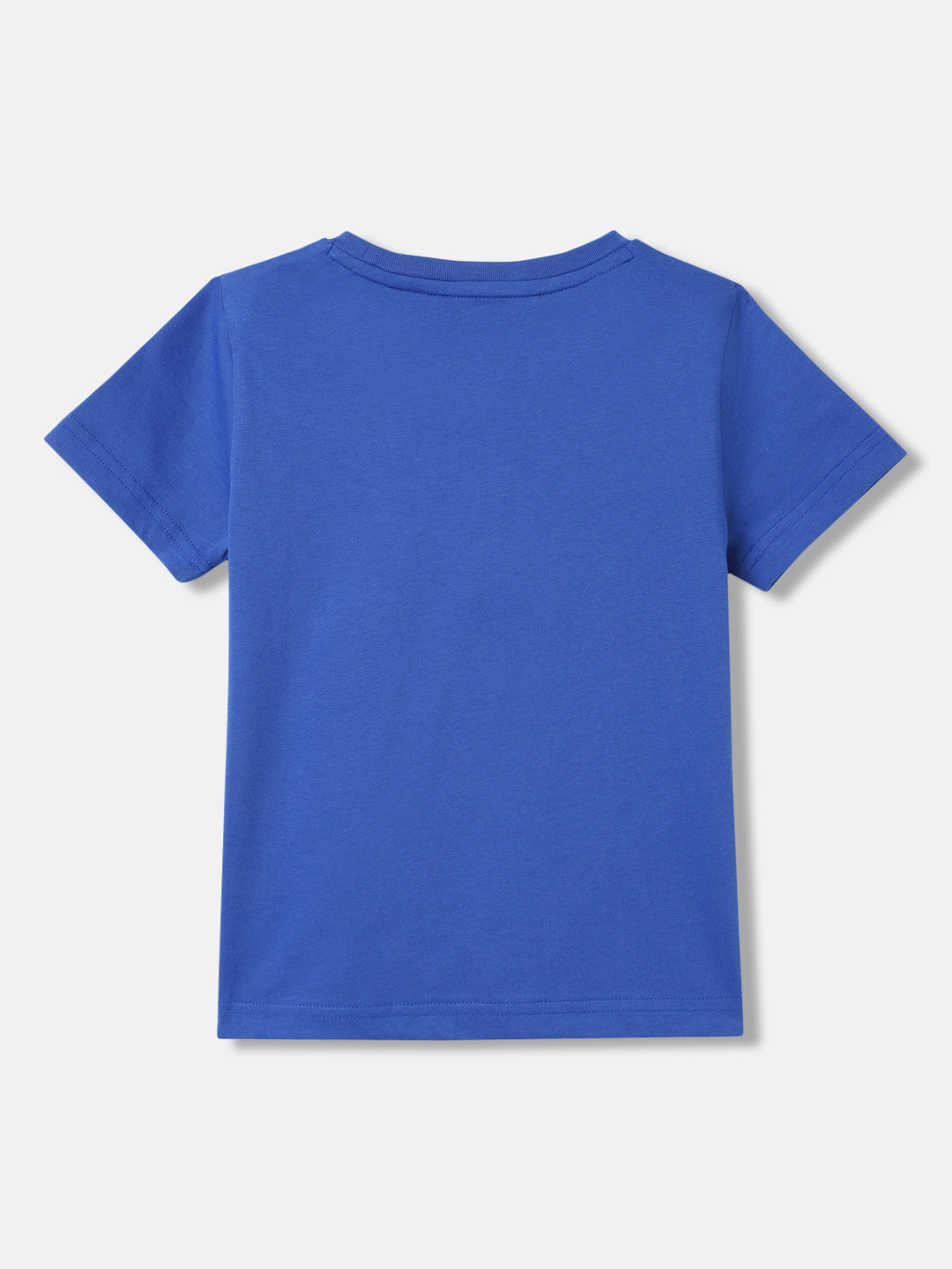 Gant Kids Blue Solid Round Neck Short Sleeves T-Shirt