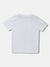 Gant Boys White Printed Round Neck Short Sleeves T-shirt