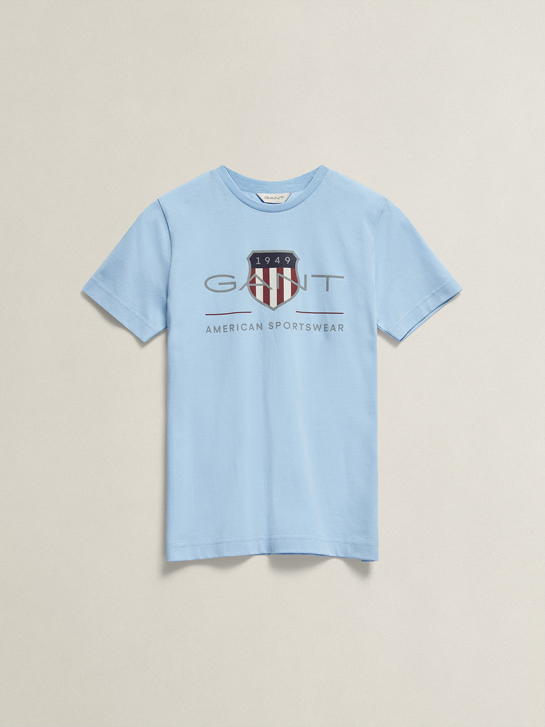 Gant Boys Blue Printed Regular Fit T-Shirt