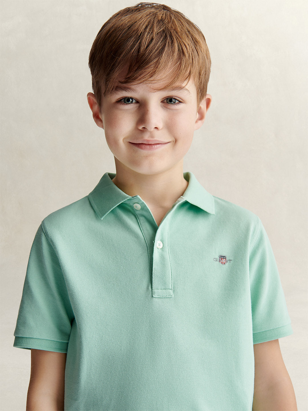 Gant Boys Green Polo T-Shirt