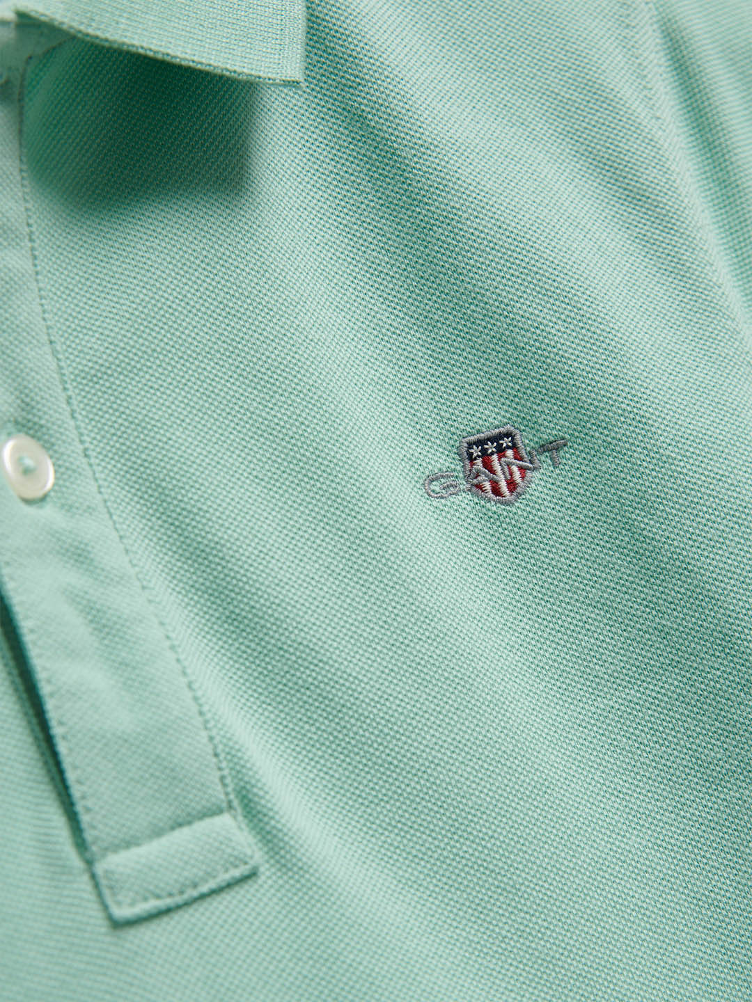 Gant Boys Green Polo T-Shirt