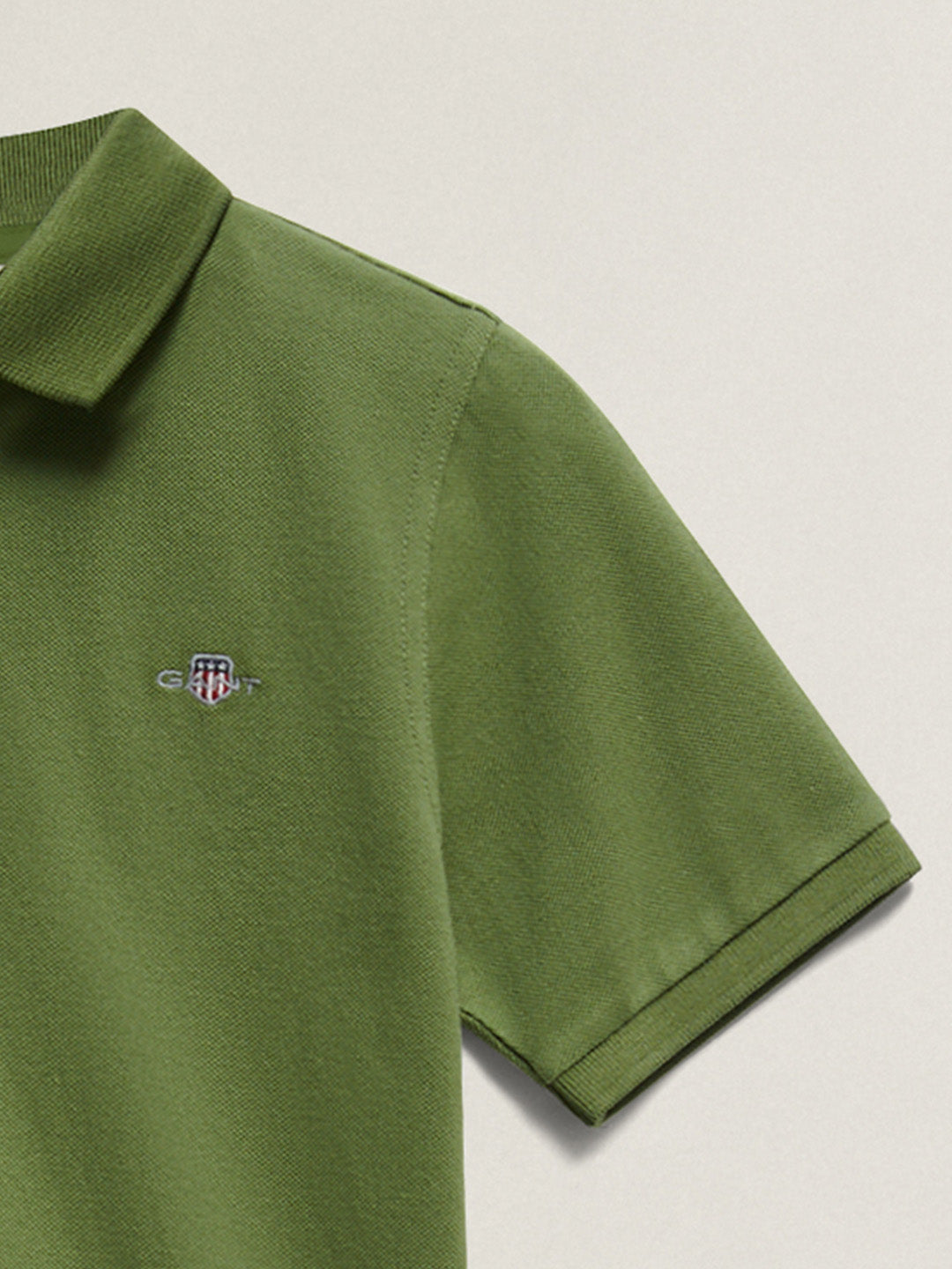 Gant Boys Dark Green Polo T-Shirt