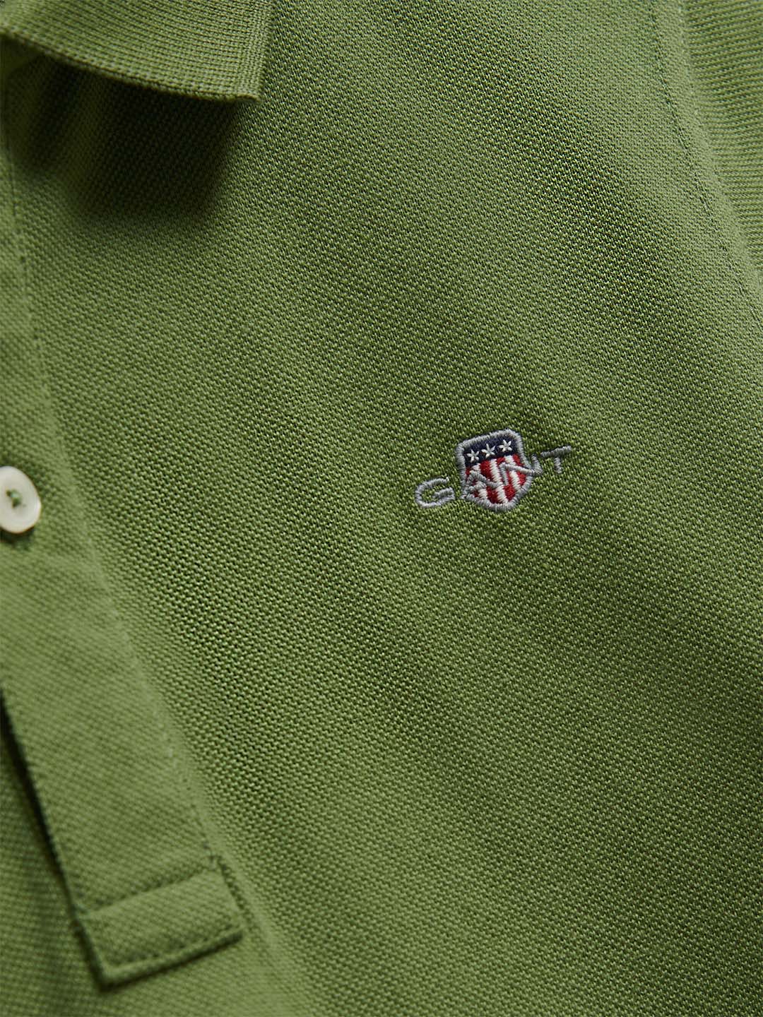Gant Boys Dark Green Polo T-Shirt