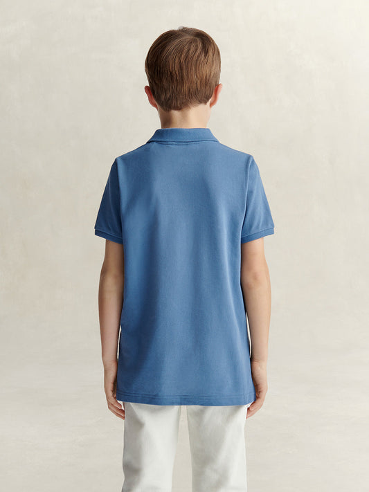 Gant Boys Blue Polo T-Shirt
