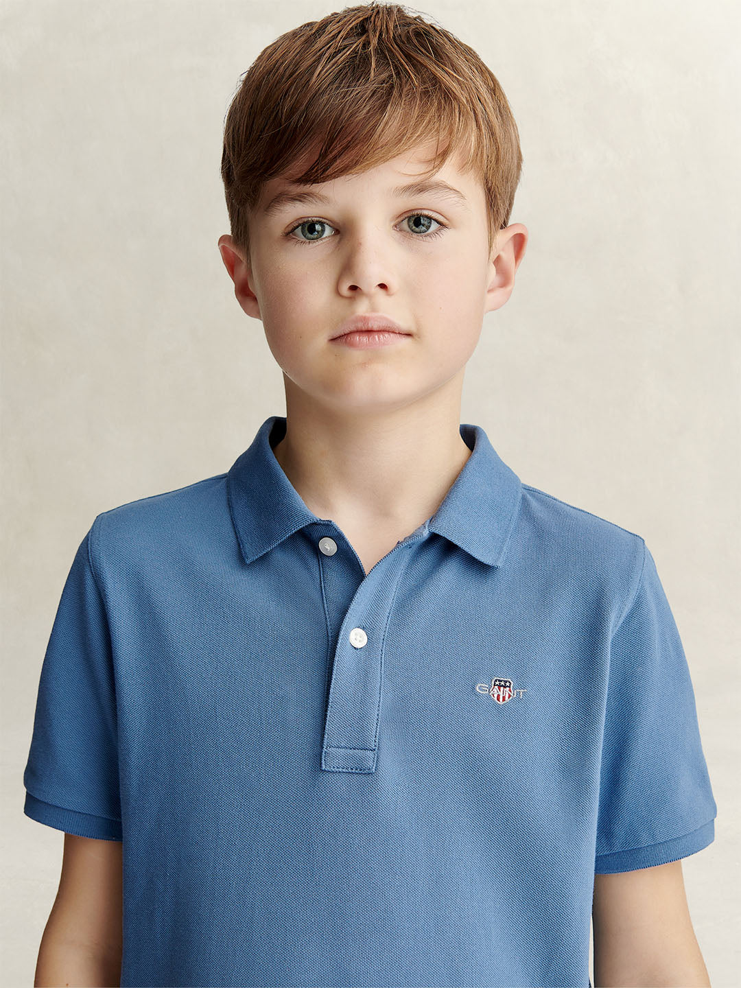 Gant Boys Blue Polo T-Shirt