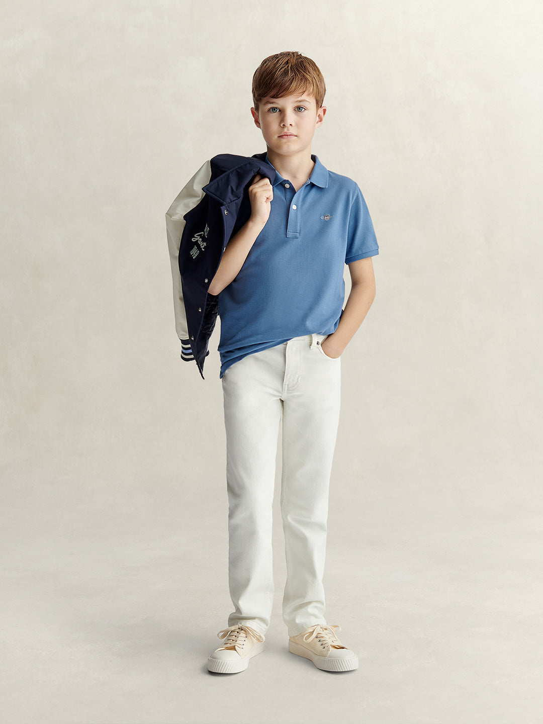Gant Boys Blue Polo T-Shirt