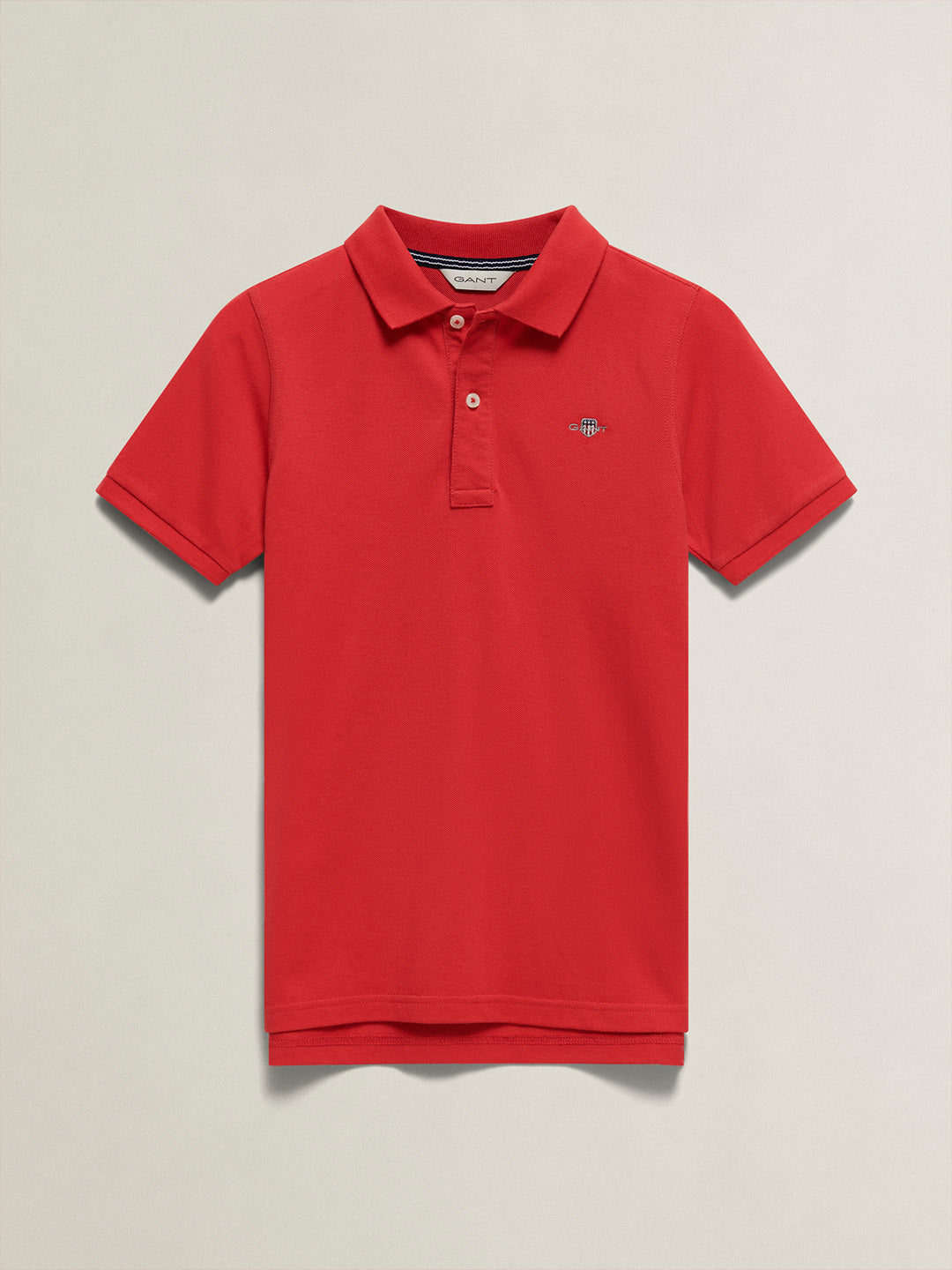 Gant Boys Red Polo T-Shirt