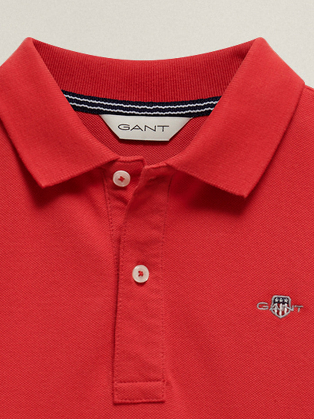 Gant Boys Red Polo T-Shirt