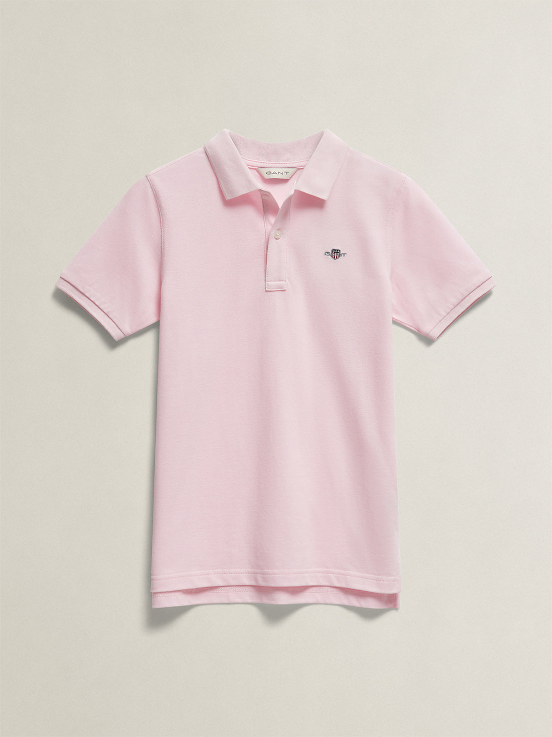 Gant Boys Pink Polo T-Shirt