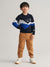 Gant Boys Self Design Round Neck Full Sleeves Sweater