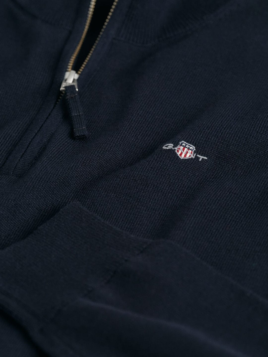 Gant Kids Blue Solid Round Neck Sweatshirt