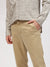 Gant Men Brown Solid Flat Front Slim Fit Mid-Rise Trouser