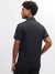Gant Men Black Solid Polo Collar Short Sleeves T-Shirt