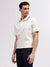 Gant Men Off White Solid Polo Collar Short Sleeves T-shirt