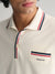 Gant Men Off White Solid Polo Collar Short Sleeves T-Shirt