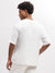 Gant Men Off White Printed Round Neck Short Sleeves T-Shirt