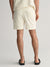 Gant Men Cream Solid Relaxed Fit Shorts