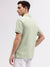 Gant Men Green Solid Polo Collar Short Sleeves T-shirt