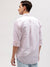 Gant Men Pink Striped Button-down Collar Full Sleeves Shirt