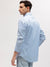 Gant Men Blue Solid Button-down Collar Full Sleeves Shirt