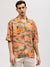 Gant Men Multicolour Tropical Print Resort Collar Short Sleeves Shirt