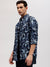 Gant Men Blue Tropical Print Button-down Collar Full Sleeves Shirt