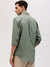Gant Men Green Solid Button-down Collar Full Sleeves Shirt