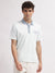 Gant Men Turquoise Blue Solid Polo Collar Short Sleeves T-Shirt