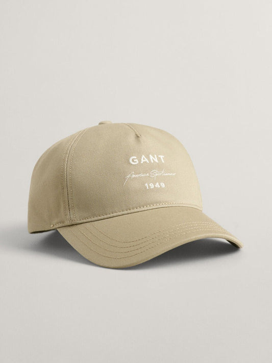 Gant Men Khaki Solid Baseball Cap