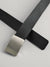 Gant Men Black Solid Slider Buckle Leather Belt