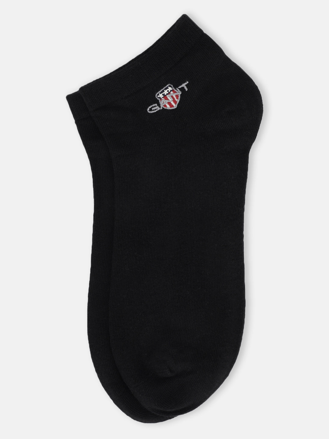 Gant Men Black Solid Ankle Length Socks