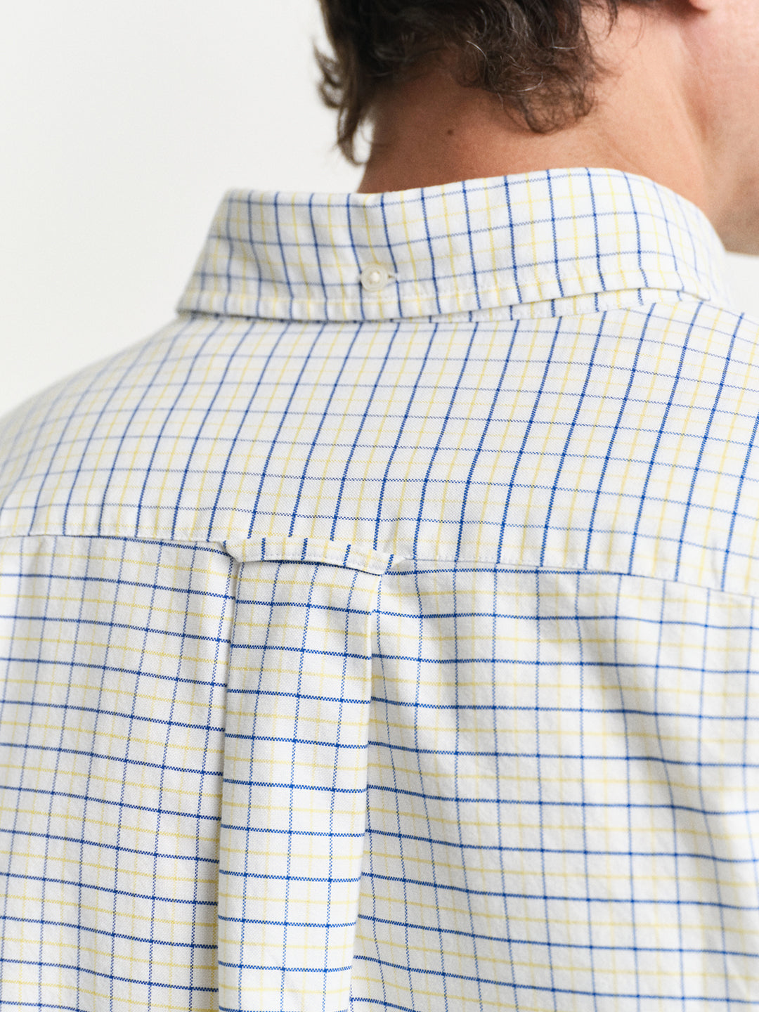 Gant Men Blue Button-Down Collar Full Sleeves Shirt